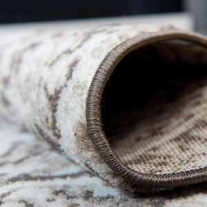 Brown 6' x 6' Sofia Square Rug