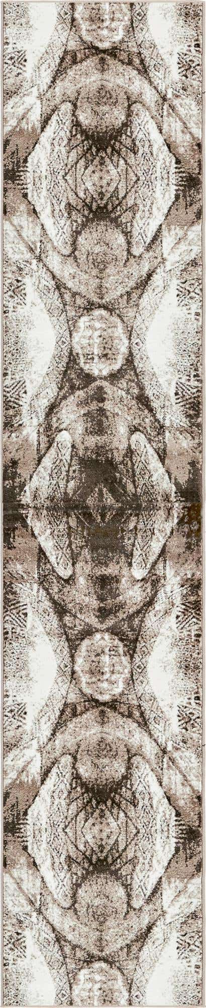 Brown 3' 3 x 16' 5 Sofia Runner Rug