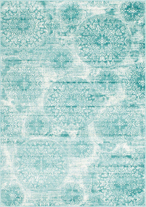 Turquoise 7' 1 x 10' Sofia Rectangle Rug