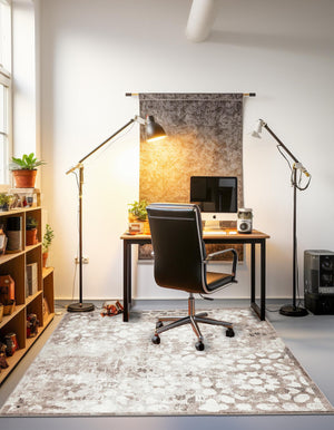 Brown 6' 1 x 6' 1 Sofia Square Rug