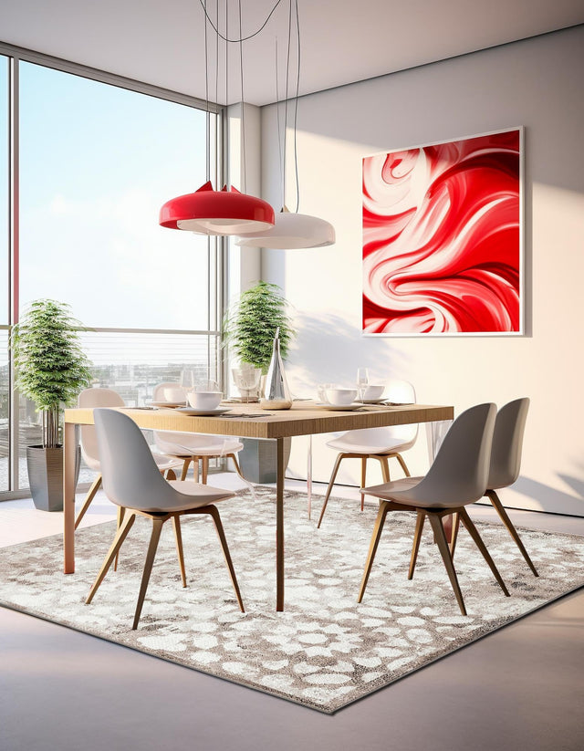 Brown 6' 1 x 6' 1 Sofia Square Rug