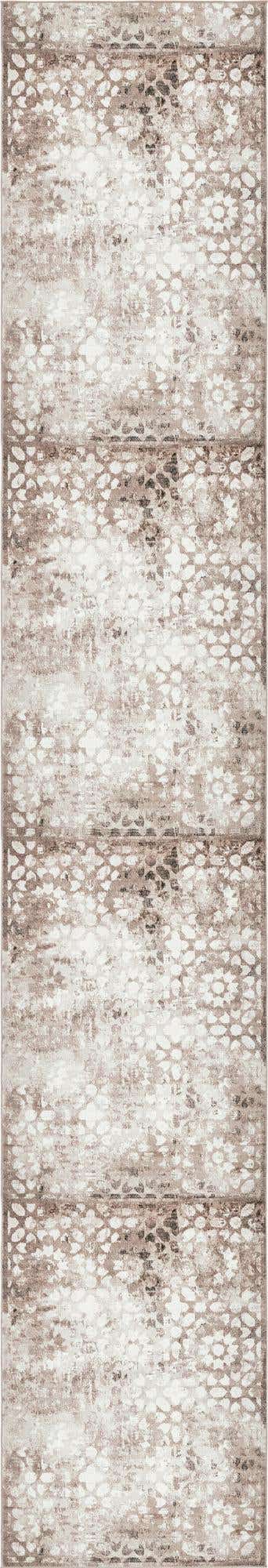 Brown 3' 3 x 20' Sofia Runner Rug