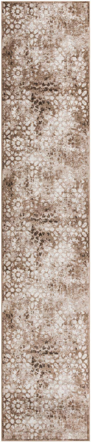 Brown 3' 3 x 16' 5 Sofia Runner Rug