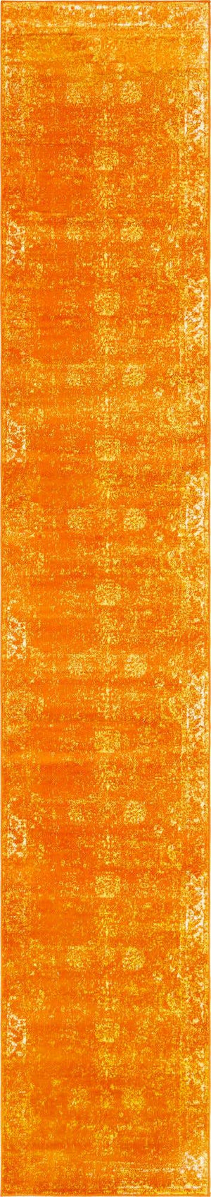 Orange 3' 3 x 20' Sofia Runner Rug