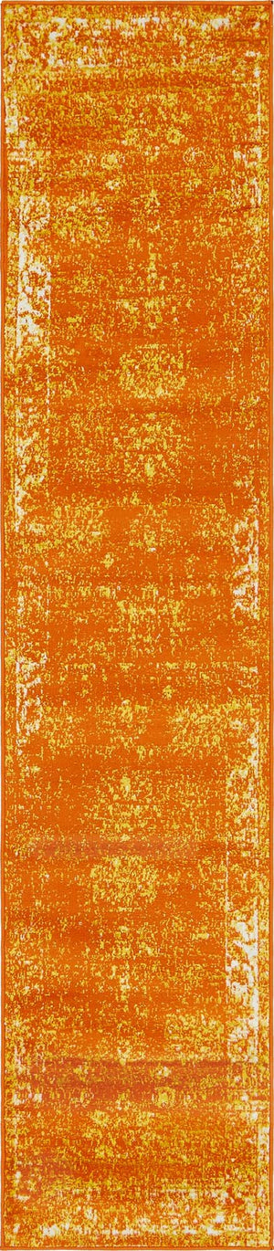 Orange 2' x 10' Sofia Runner Rug