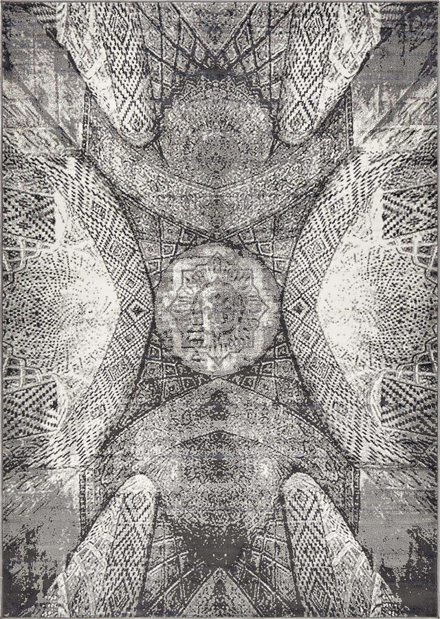 Dark Gray 7' 1 x 10' Sofia Rectangle Area Rug Durable Easy Clean Stain Resistant Unique Carpet for Affordable Interior Home Design for Sale at Rug Engine