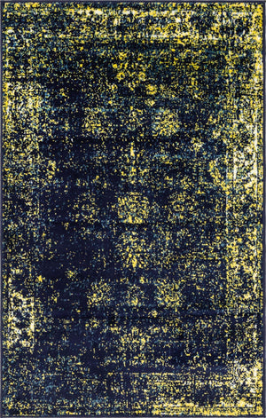 Navy Blue 3' 3 x 5' 3 Sofia Rectangle Rug