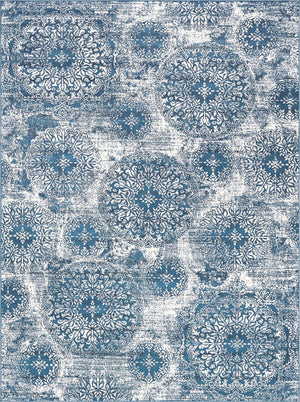 Blue 8' x 11' Sofia Rectangle Rug