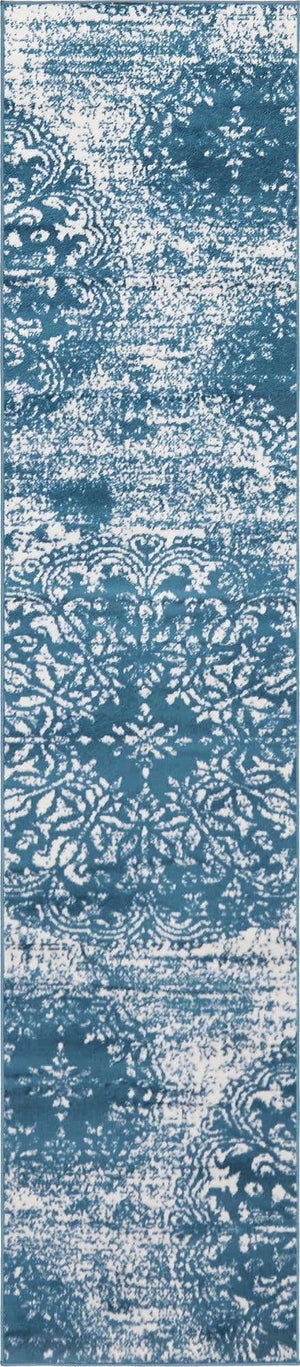 Blue 2' x 10' Sofia Runner Rug