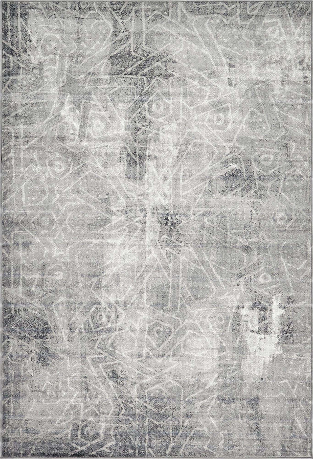 Dark Gray 6' 1 x 9' Sofia Rectangle Area Rug Durable Easy Clean Stain Resistant Unique Carpet for Affordable Interior Home Design for Sale at Rug Engine