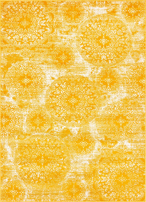 Yellow 7' 1 x 10' Sofia Rectangle Rug