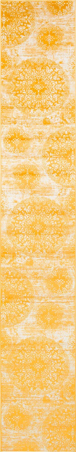 Yellow 3' 3 x 20' Sofia Runner Rug