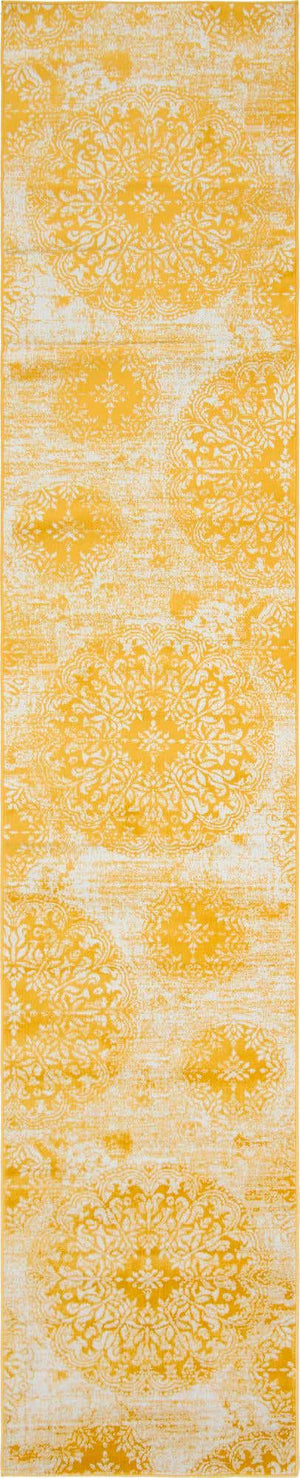 Yellow 3' 3 x 16' 5 Sofia Runner Rug