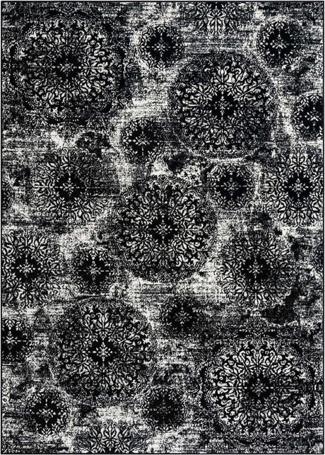 Black 8' x 11' Sofia Rectangle Rug