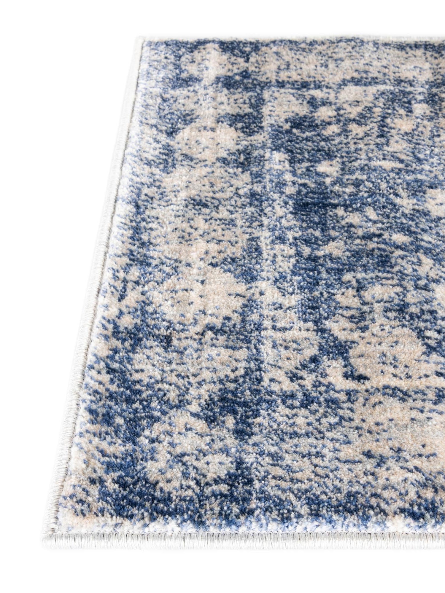 Navy Blue 5' 1 x 8' Asheville Rectangle Area Rug 100% Polypropylene With Cotton Backing Easy Clean Indoor Living Dining Bedroom Office Carpet for Sale at Rug Engine