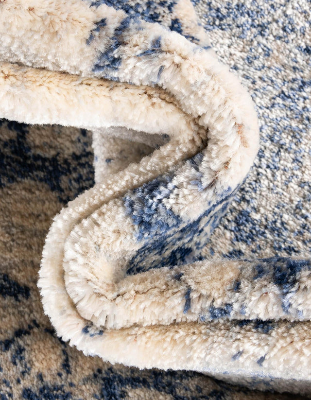 Navy Blue 5' 1 x 8' Asheville Rectangle Area Rug 100% Polypropylene With Cotton Backing Easy Clean Indoor Living Dining Bedroom Office Carpet for Sale at Rug Engine