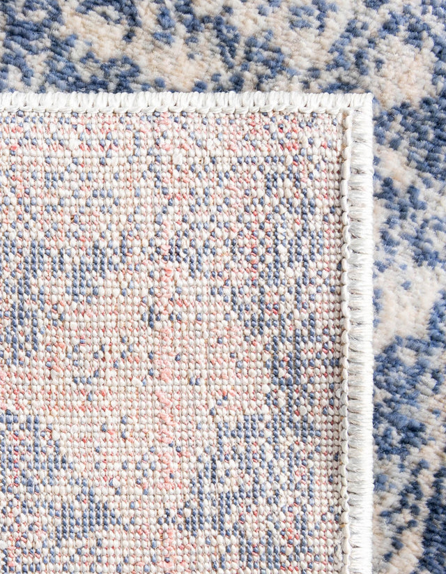 Navy Blue 5' 1 x 8' Asheville Rectangle Area Rug 100% Polypropylene With Cotton Backing Easy Clean Indoor Living Dining Bedroom Office Carpet for Sale at Rug Engine