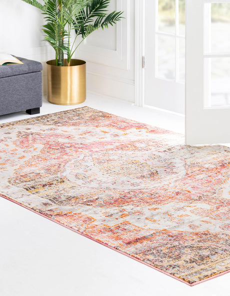 Multicolor 9' x 12' Asheville Rectangle Area Rug 100% Polypropylene With Cotton Backing Easy Clean Indoor Living Dining Bedroom Office Carpet for Sale at Rug Engine