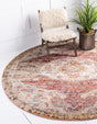 Multicolor 8' x 8' Asheville Round Rug
