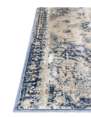 Blue 9' x 12' 2 Asheville Rectangle Area Rug 100% Polypropylene With Cotton Backing Easy Clean Indoor Living Dining Bedroom Office Carpet for Sale at Rug Engine