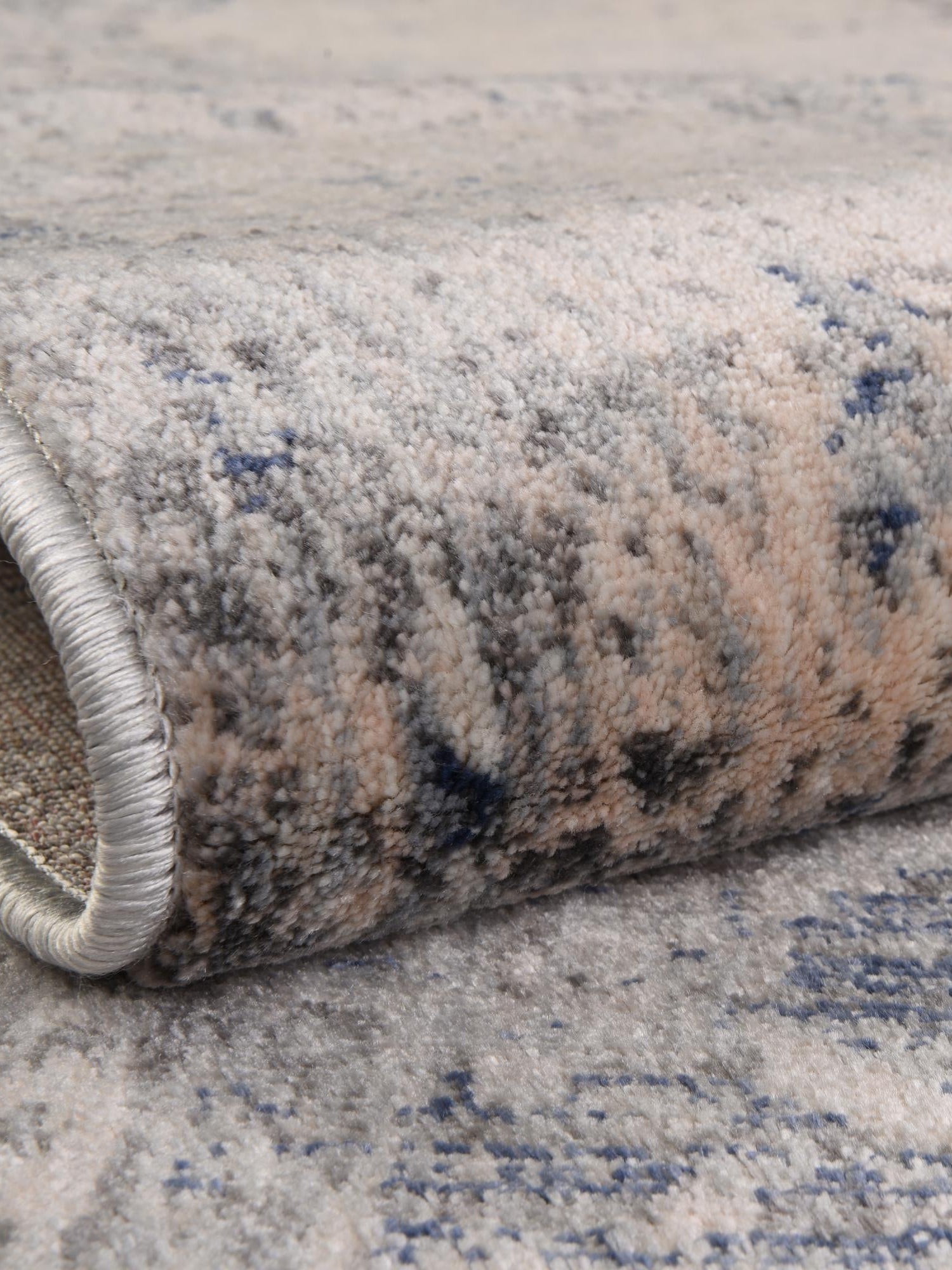 Gray 4' 1 x 6' 1 Asheville Rectangle Area Rug 100% Polypropylene With Cotton Backing Easy Clean Indoor Living Dining Bedroom Office Carpet for Sale at Rug Engine