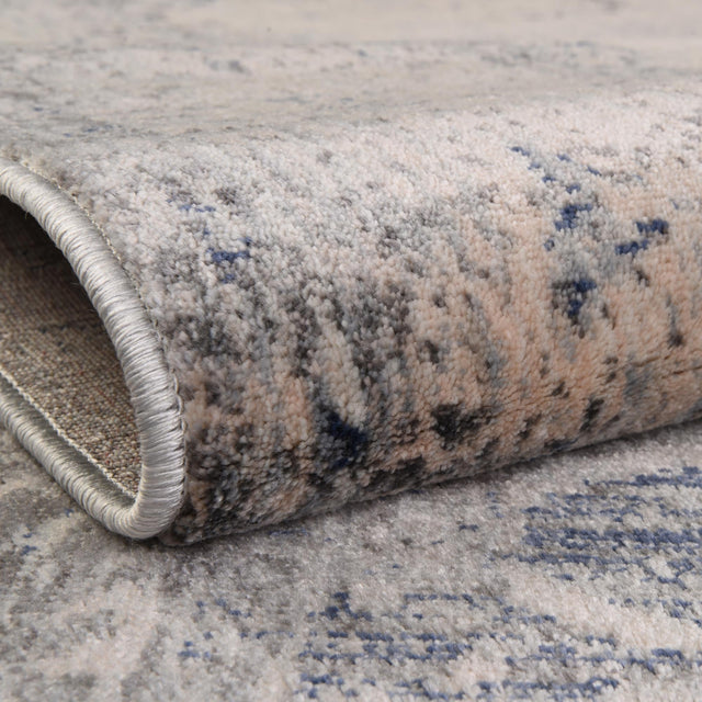 Gray 4' 1 x 6' 1 Asheville Rectangle Area Rug 100% Polypropylene With Cotton Backing Easy Clean Indoor Living Dining Bedroom Office Carpet for Sale at Rug Engine