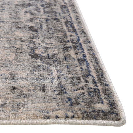 Gray 4' 1 x 6' 1 Asheville Rectangle Area Rug 100% Polypropylene With Cotton Backing Easy Clean Indoor Living Dining Bedroom Office Carpet for Sale at Rug Engine