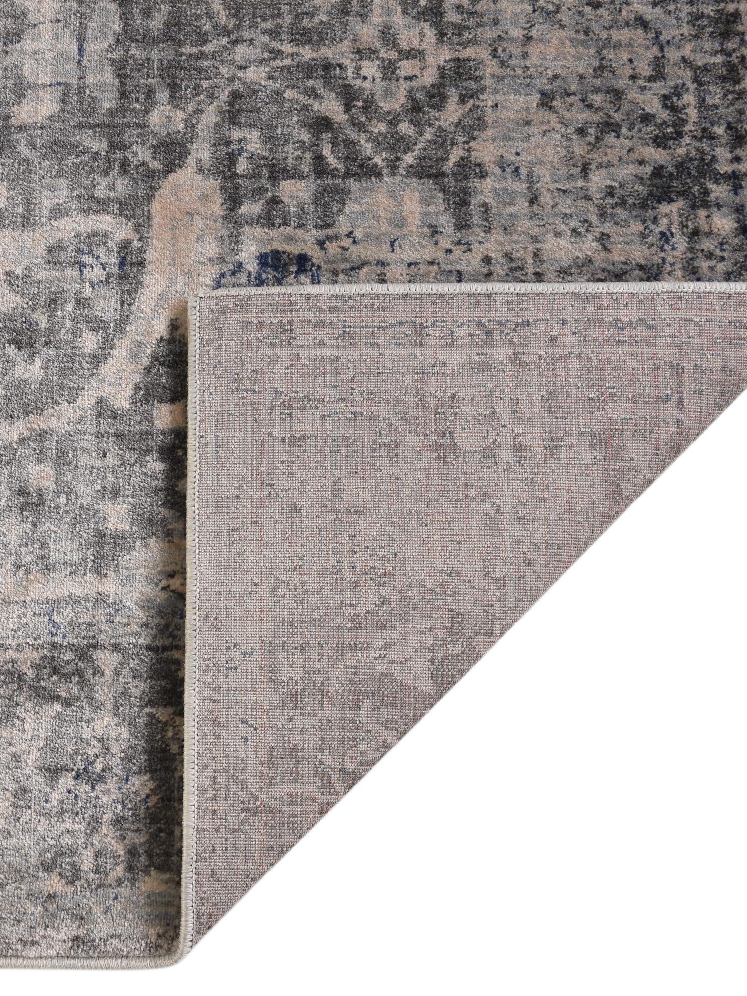 Gray 8' x 10' Asheville Rectangle Area Rug 100% Polypropylene With Cotton Backing Easy Clean Indoor Living Dining Bedroom Office Carpet for Sale at Rug Engine