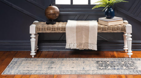 Gray 2' 2 x 6' Asheville Runner Area Rug 100% Polypropylene With Cotton Backing Easy Clean Indoor Living Dining Bedroom Office Carpet for Sale at Rug Engine