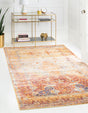 Multicolor 5' 1 x 8' Asheville Rectangle Area Rug 100% Polypropylene With Cotton Backing Easy Clean Indoor Living Dining Bedroom Office Carpet for Sale at Rug Engine