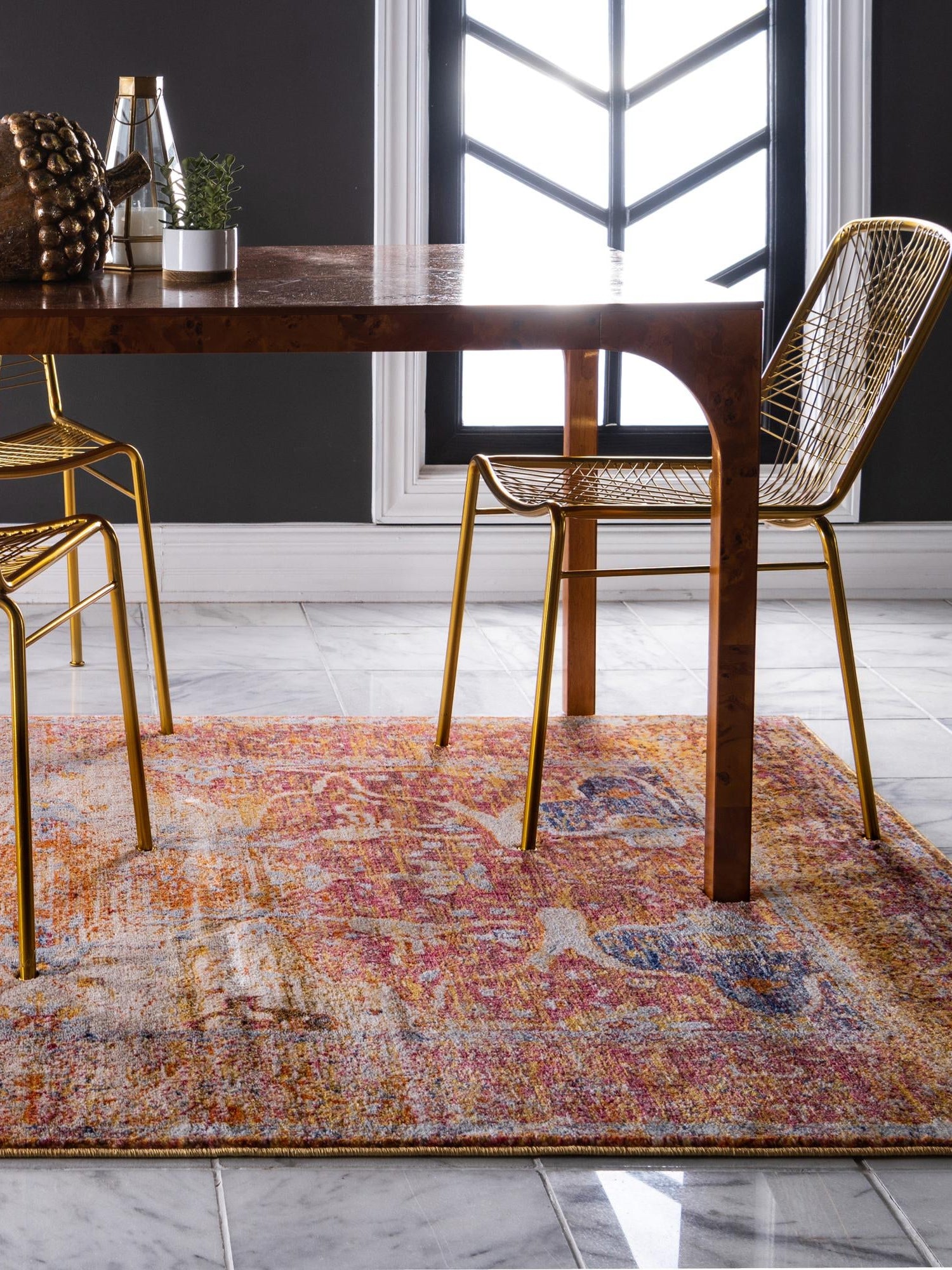 Multicolor 5' 1 x 8' Asheville Rectangle Area Rug 100% Polypropylene With Cotton Backing Easy Clean Indoor Living Dining Bedroom Office Carpet for Sale at Rug Engine