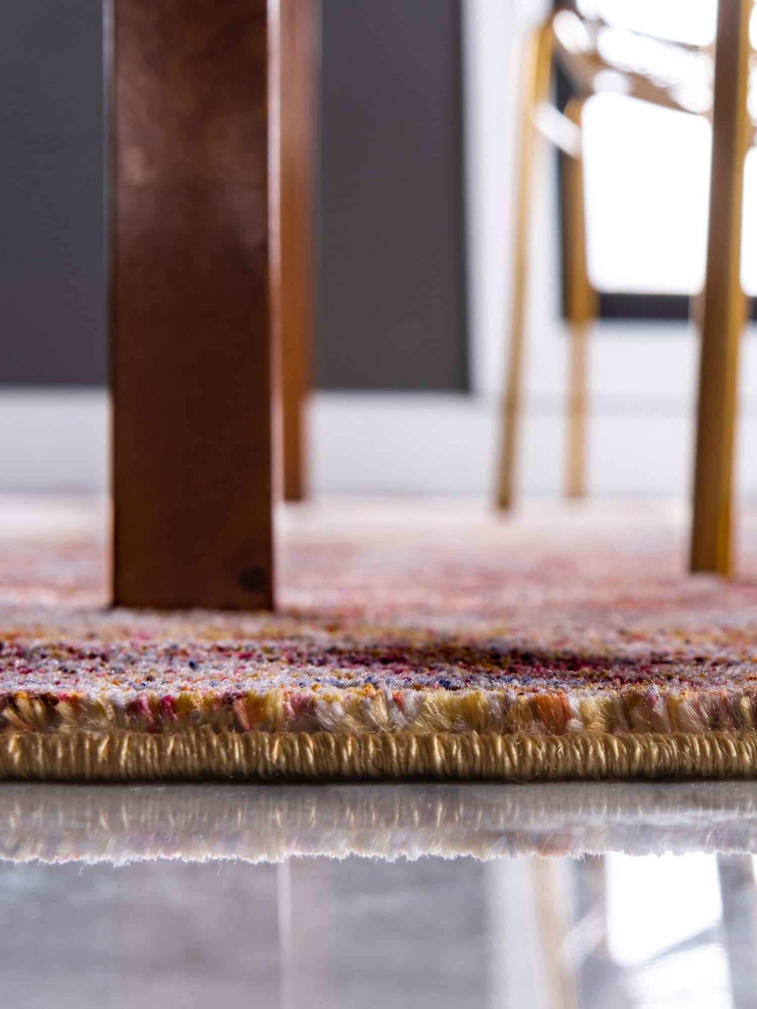 Multicolor 5' 1 x 8' Asheville Rectangle Area Rug 100% Polypropylene With Cotton Backing Easy Clean Indoor Living Dining Bedroom Office Carpet for Sale at Rug Engine