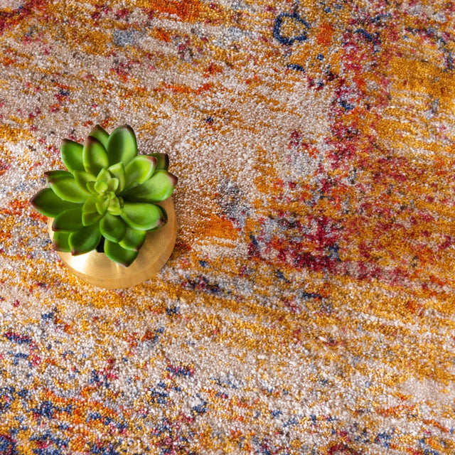 Multicolor 5' 1 x 8' Asheville Rectangle Area Rug 100% Polypropylene With Cotton Backing Easy Clean Indoor Living Dining Bedroom Office Carpet for Sale at Rug Engine