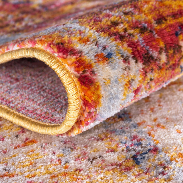 Multicolor 5' 1 x 8' Asheville Rectangle Area Rug 100% Polypropylene With Cotton Backing Easy Clean Indoor Living Dining Bedroom Office Carpet for Sale at Rug Engine