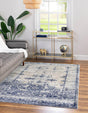 Navy Blue 9' x 12' 2 Asheville Rectangle Area Rug 100% Polypropylene With Cotton Backing Easy Clean Indoor Living Dining Bedroom Office Carpet for Sale at Rug Engine