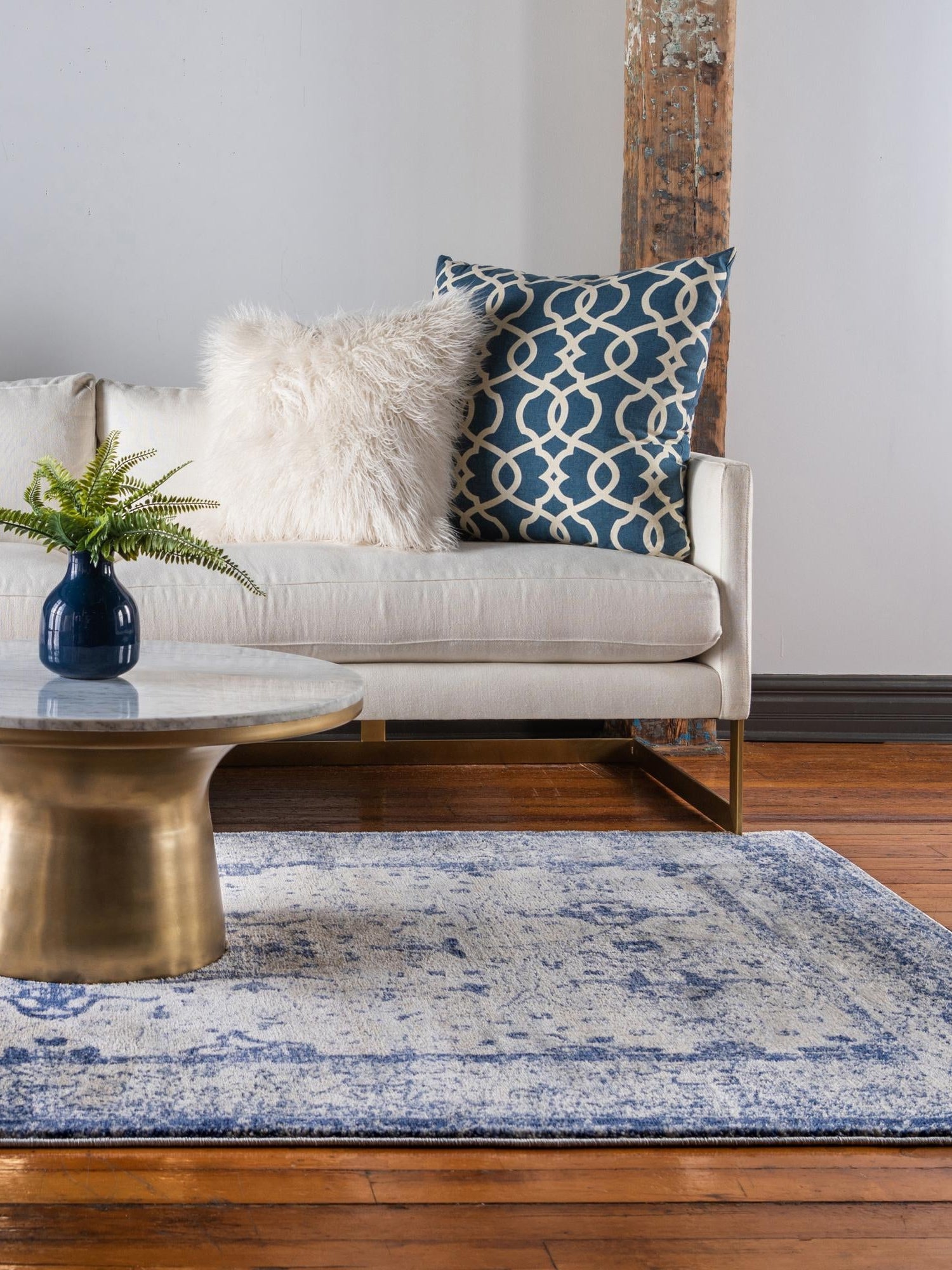 Navy Blue 9' x 12' 2 Asheville Rectangle Area Rug 100% Polypropylene With Cotton Backing Easy Clean Indoor Living Dining Bedroom Office Carpet for Sale at Rug Engine