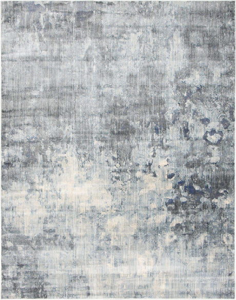 Gray 8' x 10' Helios Rectangle Area Rug 100% Polypropylene (Space-Dyed Yarn) Easy Clean With Cotton Backing Contemporary Carpet for Sale at Rug Engine