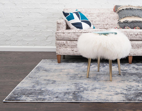 Gray 4' 1 x 6' 1 Helios Rectangle Area Rug 100% Polypropylene (Space-Dyed Yarn) Easy Clean With Cotton Backing Contemporary Carpet for Sale at Rug Engine