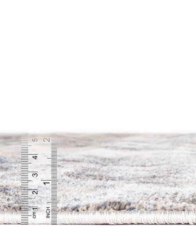 Gray 4' 1 x 6' 1 Helios Rectangle Area Rug 100% Polypropylene (Space-Dyed Yarn) Easy Clean With Cotton Backing Contemporary Carpet for Sale at Rug Engine