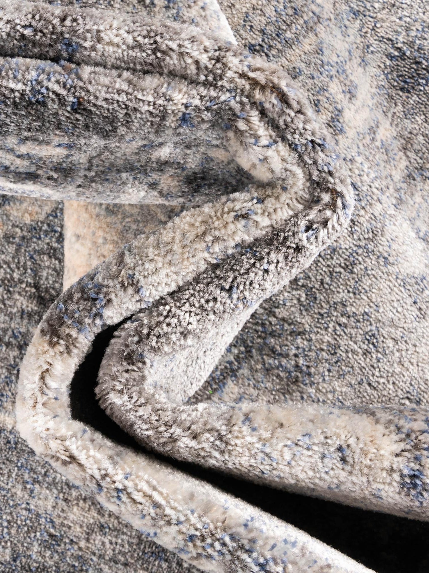 Gray 5' 1 x 8' Helios Rectangle Area Rug 100% Polypropylene (Space-Dyed Yarn) Easy Clean With Cotton Backing Contemporary Carpet for Sale at Rug Engine