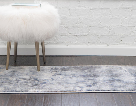 Gray 2' 2 x 6' 1 Helios Runner Area Rug 100% Polypropylene (Space-Dyed Yarn) Easy Clean With Cotton Backing Contemporary Carpet for Sale at Rug Engine