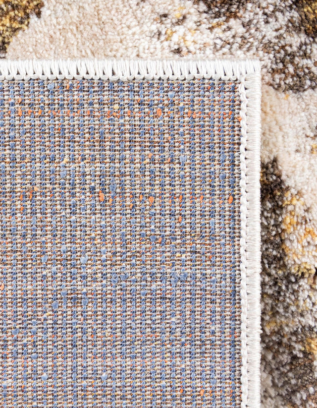 Ivory Beige 8' x 10' Helios Rectangle Area Rug 100% Polypropylene (Space-Dyed Yarn) Easy Clean With Cotton Backing Contemporary Carpet for Sale at Rug Engine