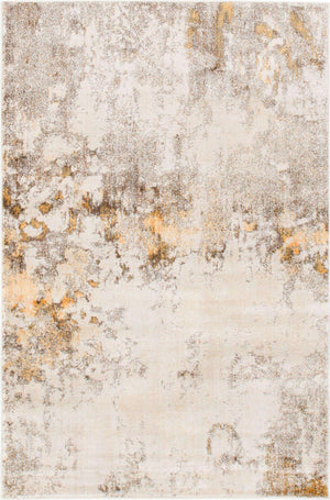 Ivory Beige 5' 1 x 8' Helios Rectangle Area Rug 100% Polypropylene (Space-Dyed Yarn) Easy Clean With Cotton Backing Contemporary Carpet for Sale at Rug Engine