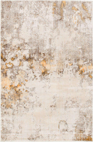 Ivory Beige 4' 1 x 6' 1 Helios Rectangle Area Rug 100% Polypropylene (Space-Dyed Yarn) Easy Clean With Cotton Backing Contemporary Carpet for Sale at Rug Engine