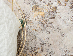 Ivory Beige 2' 7 x 12' Helios Runner Area Rug 100% Polypropylene (Space-Dyed Yarn) Easy Clean With Cotton Backing Contemporary Carpet for Sale at Rug Engine