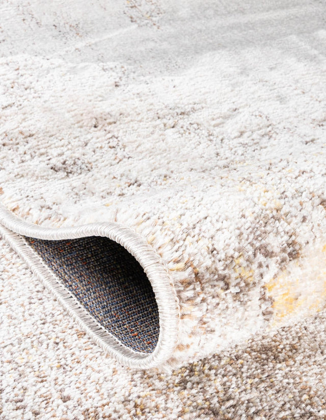 Ivory Beige 2' 2 x 6' 1 Helios Runner Area Rug 100% Polypropylene (Space-Dyed Yarn) Easy Clean With Cotton Backing Contemporary Carpet for Sale at Rug Engine