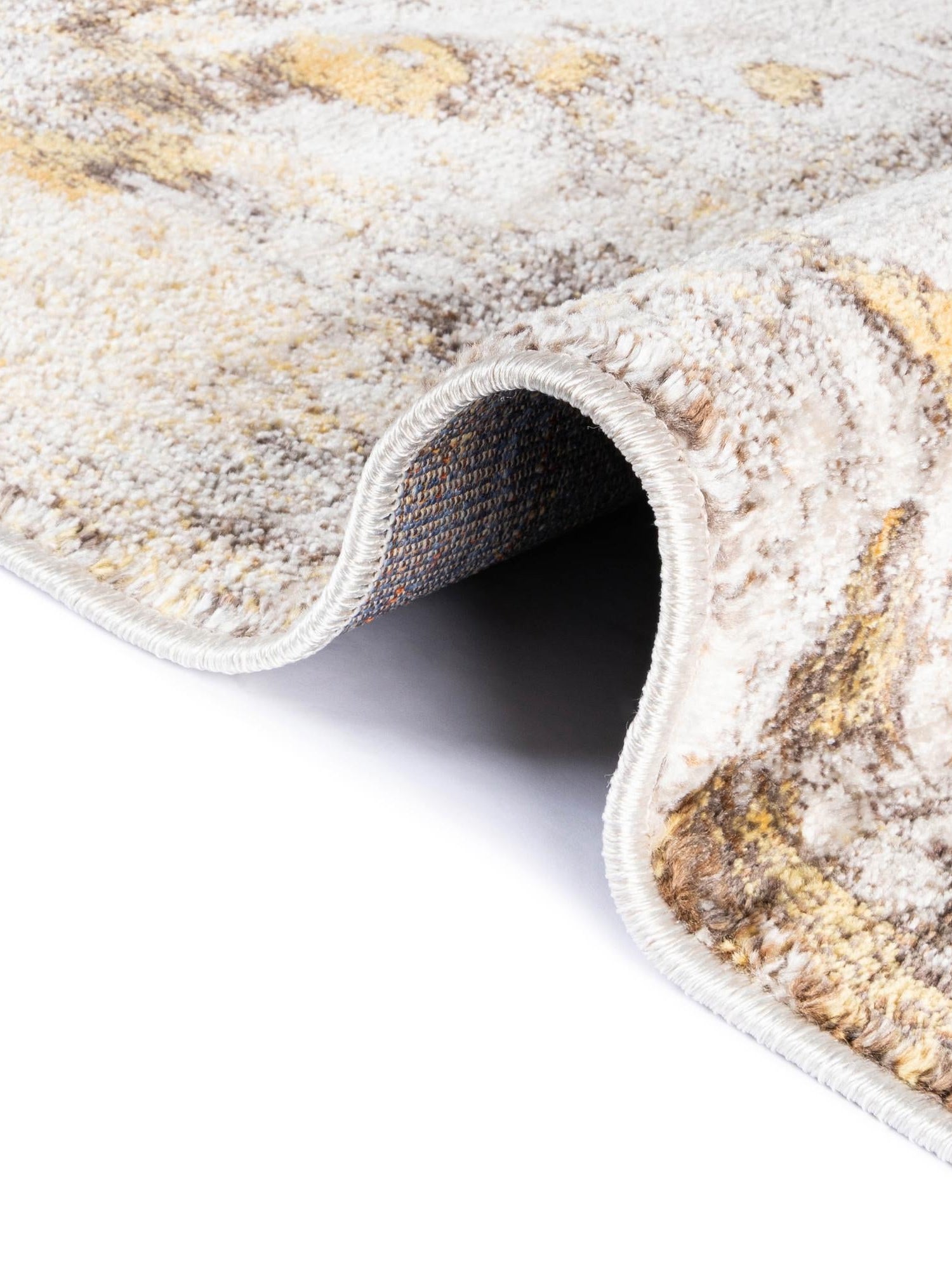 Ivory Beige 2' 2 x 6' 1 Helios Runner Area Rug 100% Polypropylene (Space-Dyed Yarn) Easy Clean With Cotton Backing Contemporary Carpet for Sale at Rug Engine