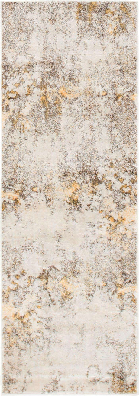 Ivory Beige 2' 2 x 6' 1 Helios Runner Area Rug 100% Polypropylene (Space-Dyed Yarn) Easy Clean With Cotton Backing Contemporary Carpet for Sale at Rug Engine