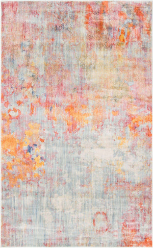 Multicolor 5' 1 x 8' Helios Rectangle Area Rug 100% Polypropylene (Space-Dyed Yarn) Easy Clean With Cotton Backing Contemporary Carpet for Sale at Rug Engine