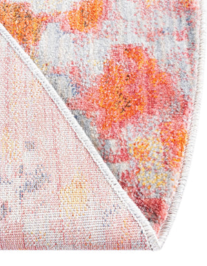 Multicolor 8' x 8' Helios Round Area Rug 100% Polypropylene (Space-Dyed Yarn) Easy Clean With Cotton Backing Contemporary Carpet for Sale at Rug Engine